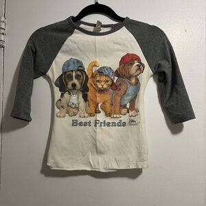 ADORABLE PRINTED BASEBALL T-SHIRT